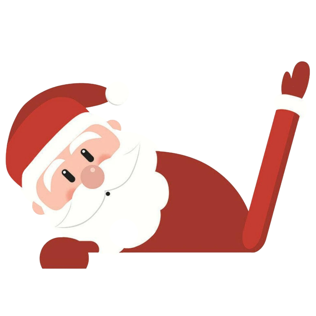 Christmas Windscreen Wiper Sticker -Santa Claus B - Ozerty