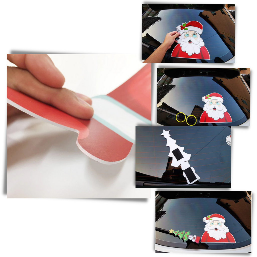 Christmas Windscreen Wiper Sticker - Ozerty