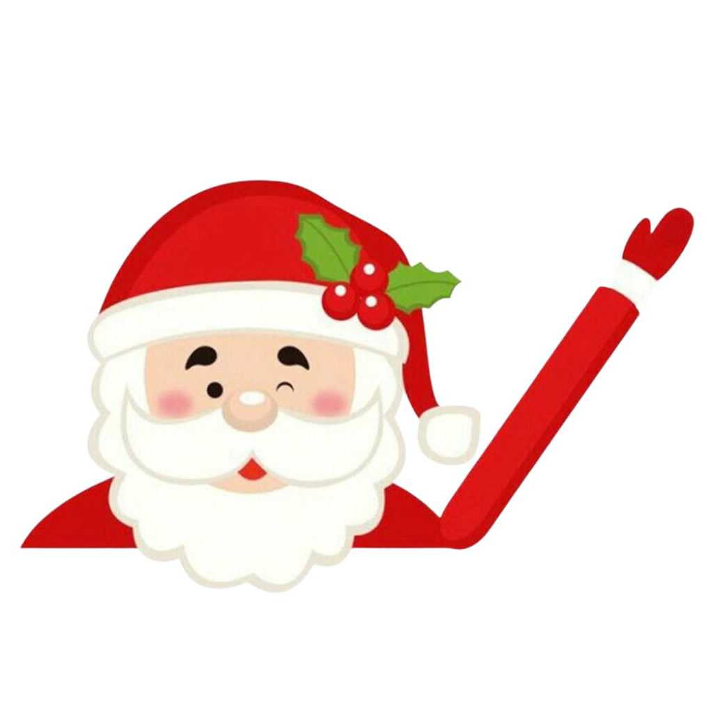 Christmas Windscreen Wiper Sticker -Santa Claus E - Ozerty