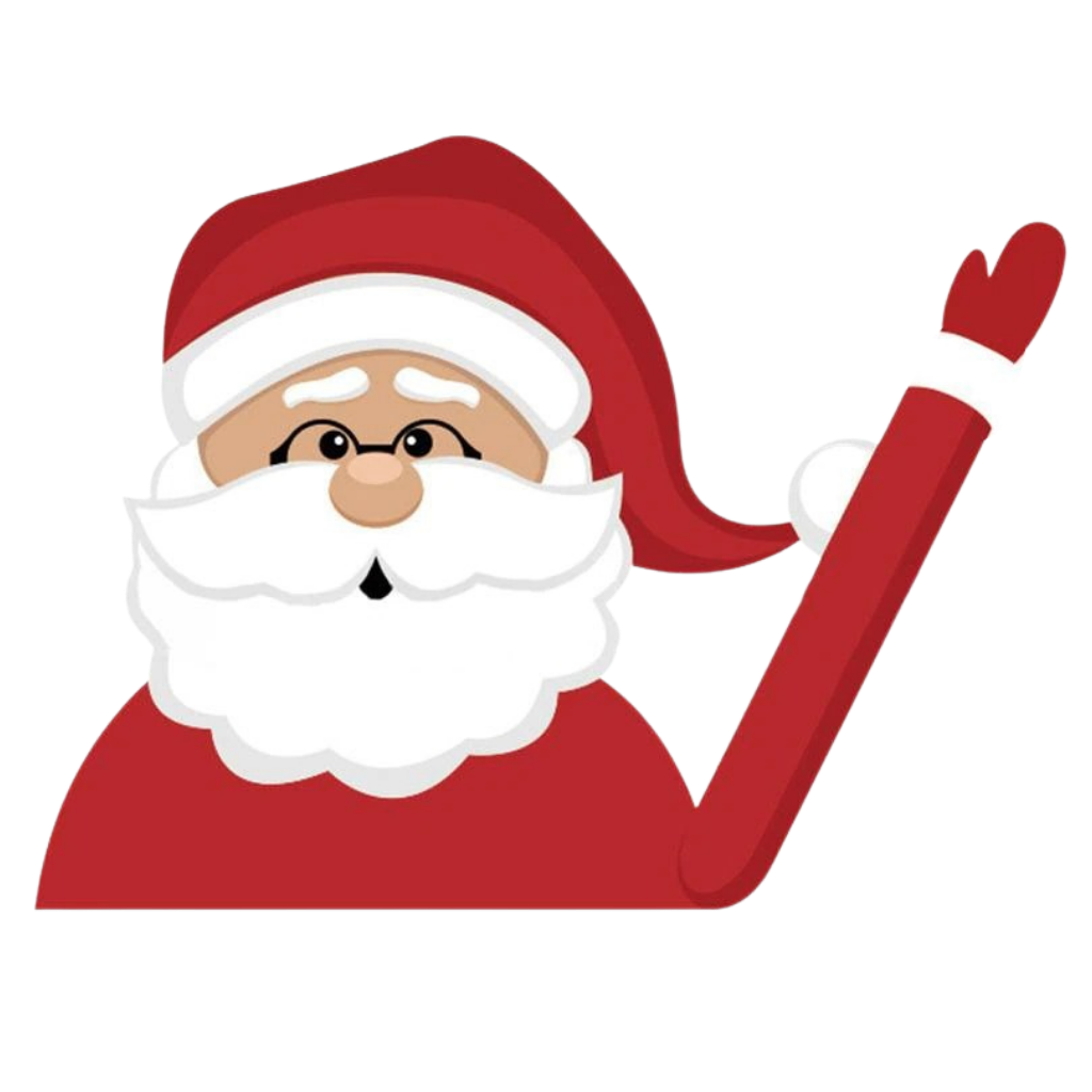 Christmas Windscreen Wiper Sticker -Santa Claus F - Ozerty