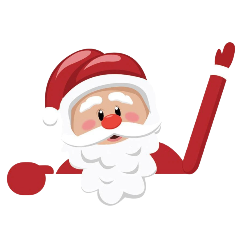 Christmas Windscreen Wiper Sticker -Santa Claus G - Ozerty