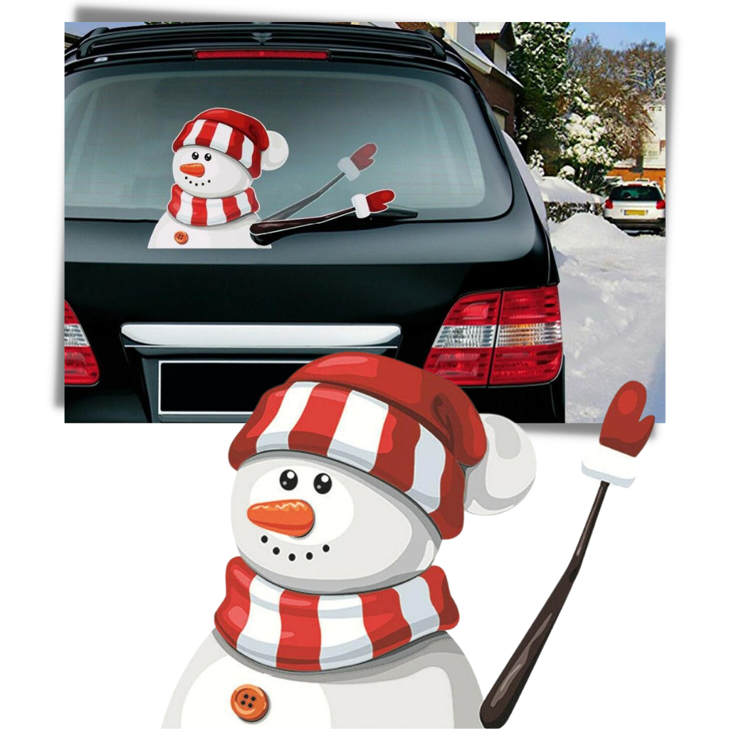 Christmas Windscreen Wiper Sticker - Ozerty
