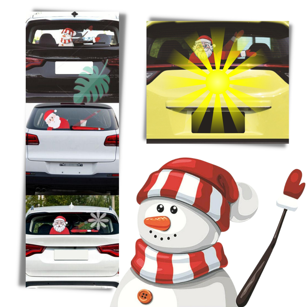 Christmas Windscreen Wiper Sticker - Ozerty