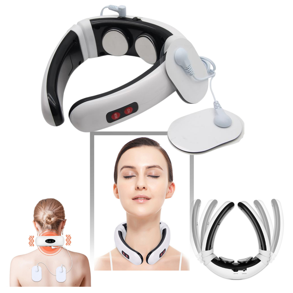 Circular traction neck massager with infrared heating - Ozerty