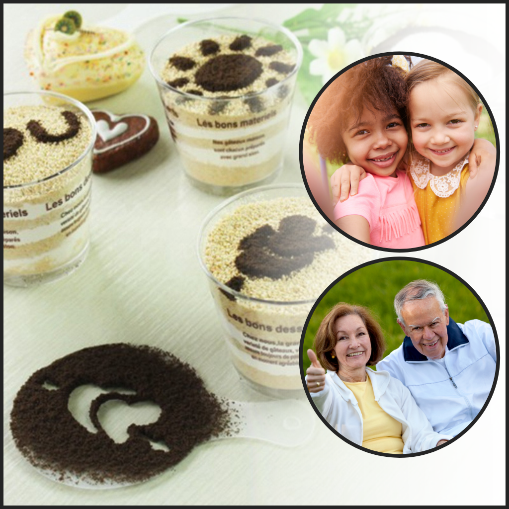 Coffee Stencils (16 Pcs) - Ozerty