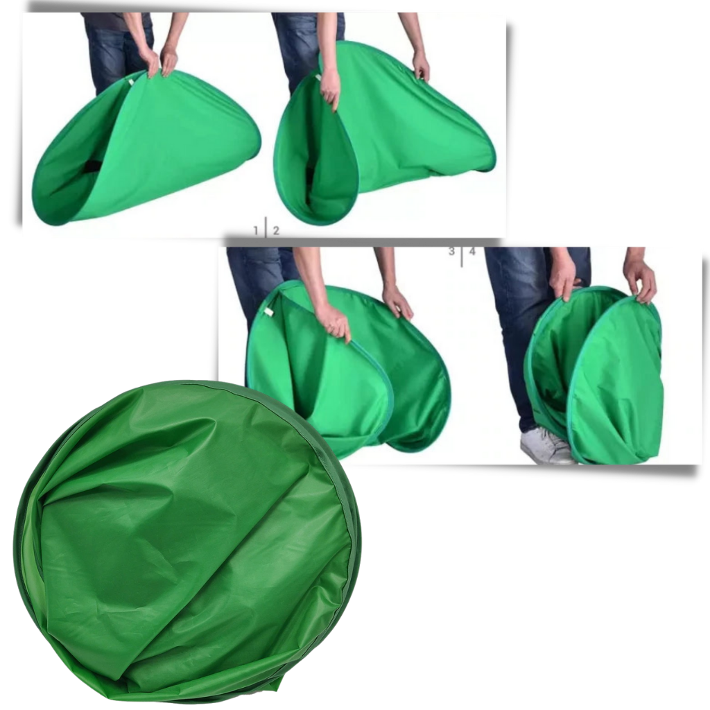 Collapsible Green Screen for Chair - Ozerty
