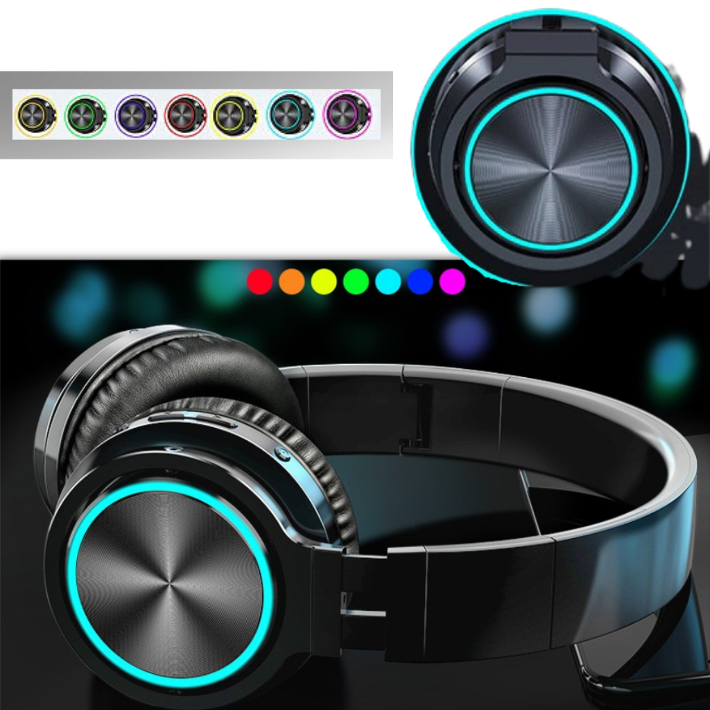 Colourful bluetooth headphones - Ozerty