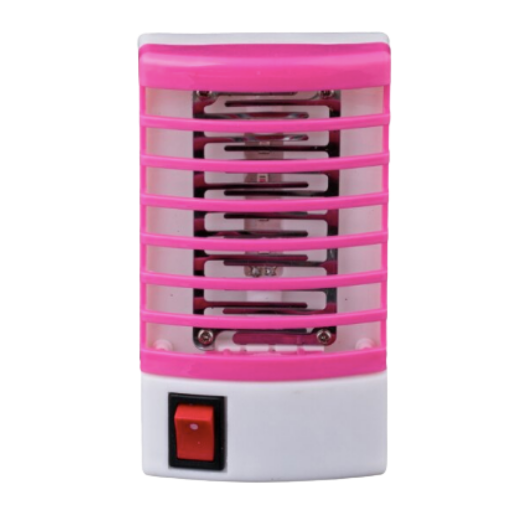 Plug-in Mosquito Zapper Night Lamp -Pink - Ozerty