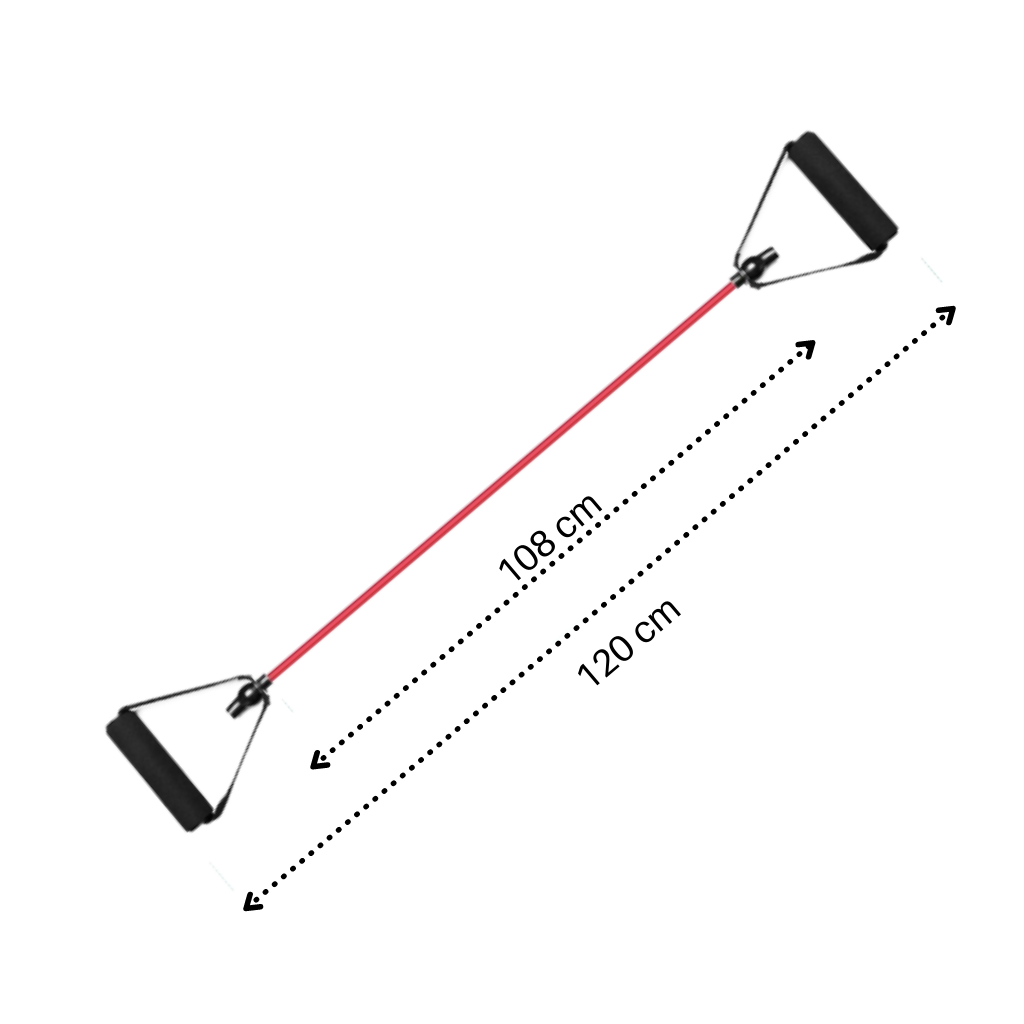 Complete Exercise Resistance Bands Set (11 Pcs) - Ozerty