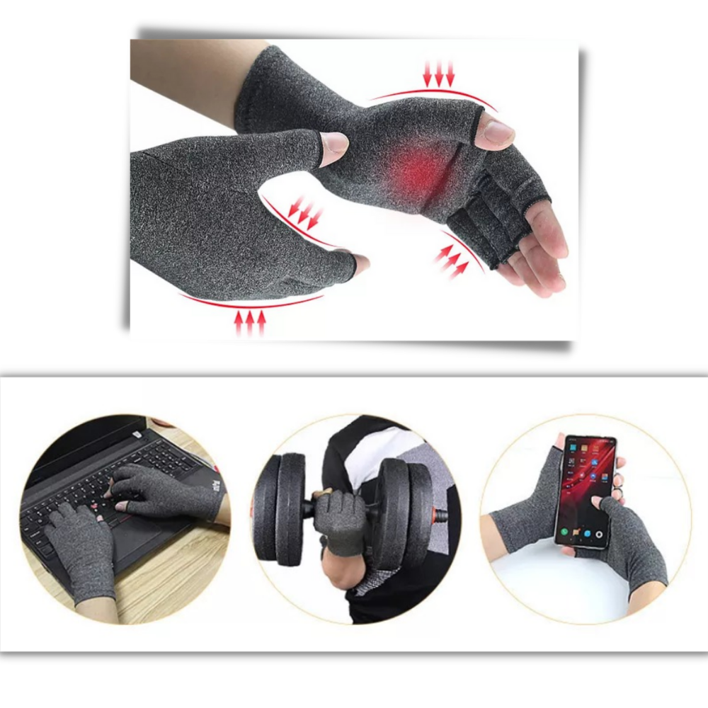 Compression joint pain relief gloves - Ozerty