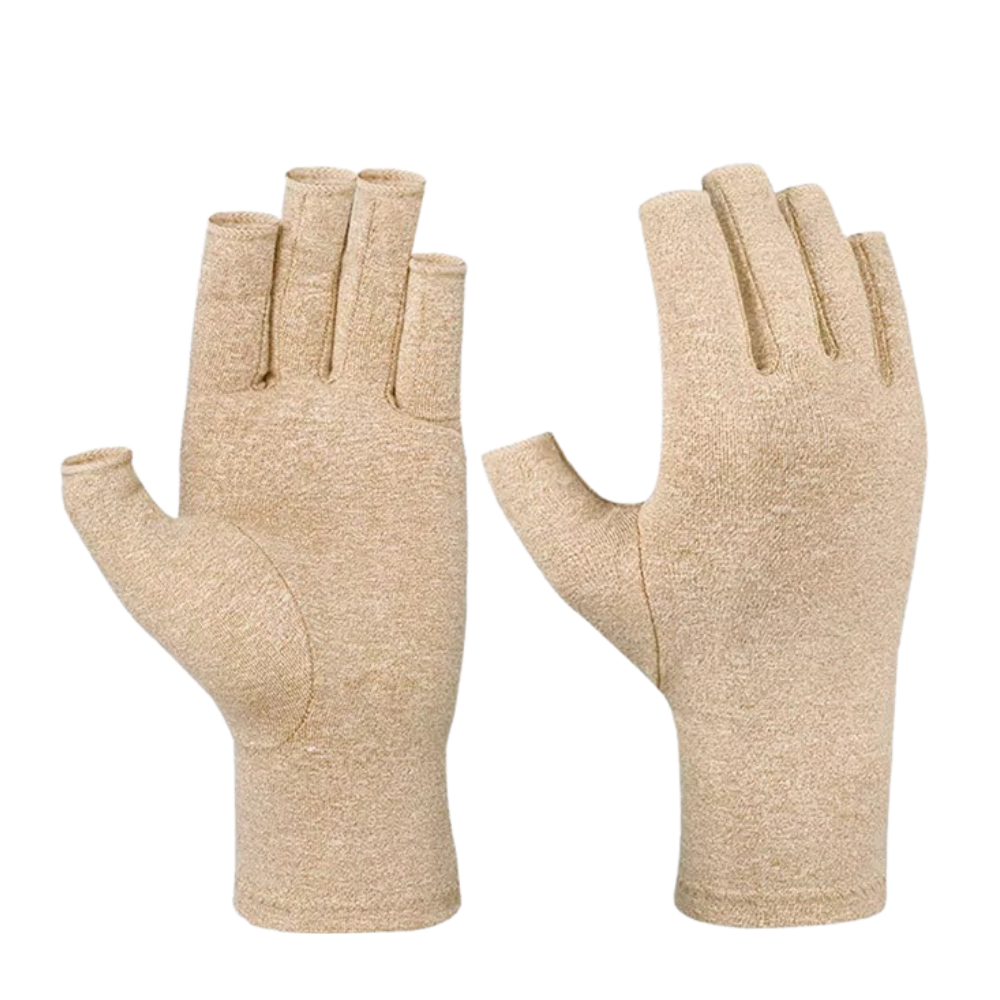 Compression joint pain relief gloves -Cream - Ozerty