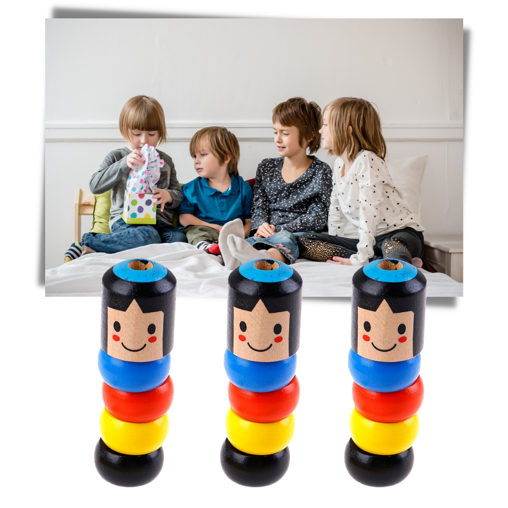 Magic Unbreakable Wooden Man Toy - Ozerty