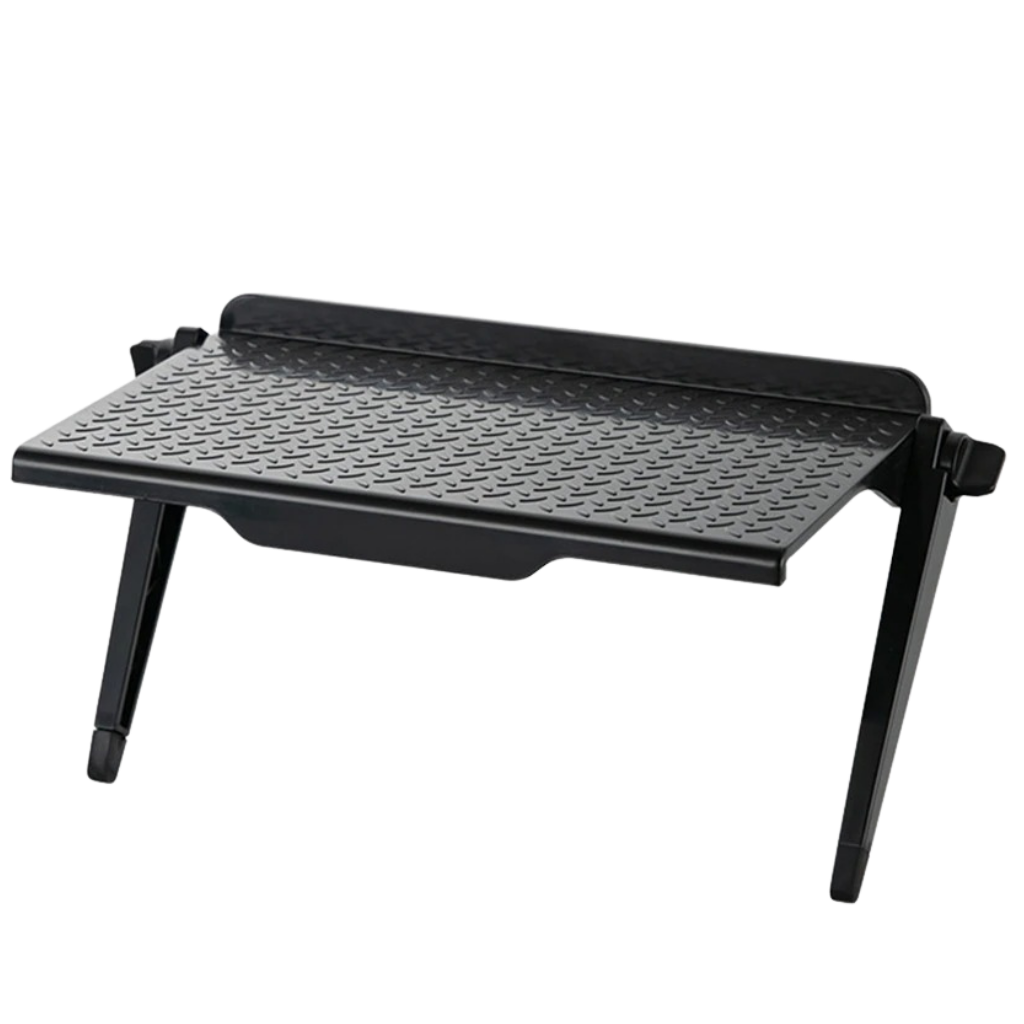 Multifunctional Screen Shelf Desk -Black - Ozerty