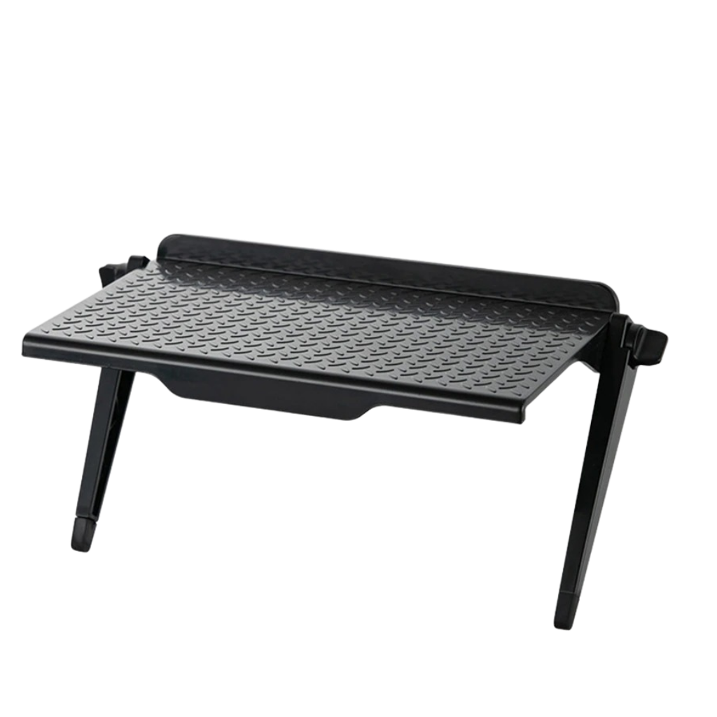Multifunctional Screen Shelf Desk -Black - Ozerty