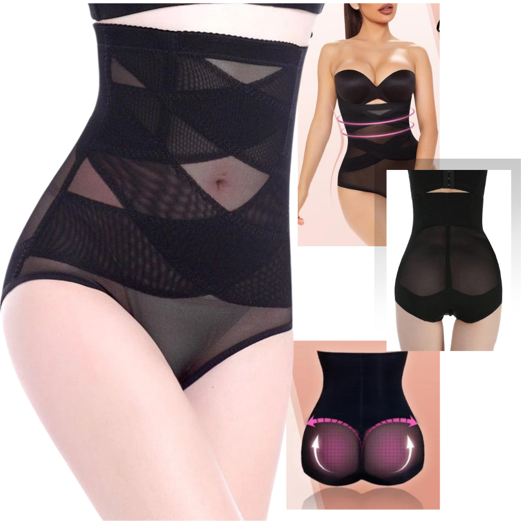 Cross Compression Slimming Abs Shapewear - Ozerty