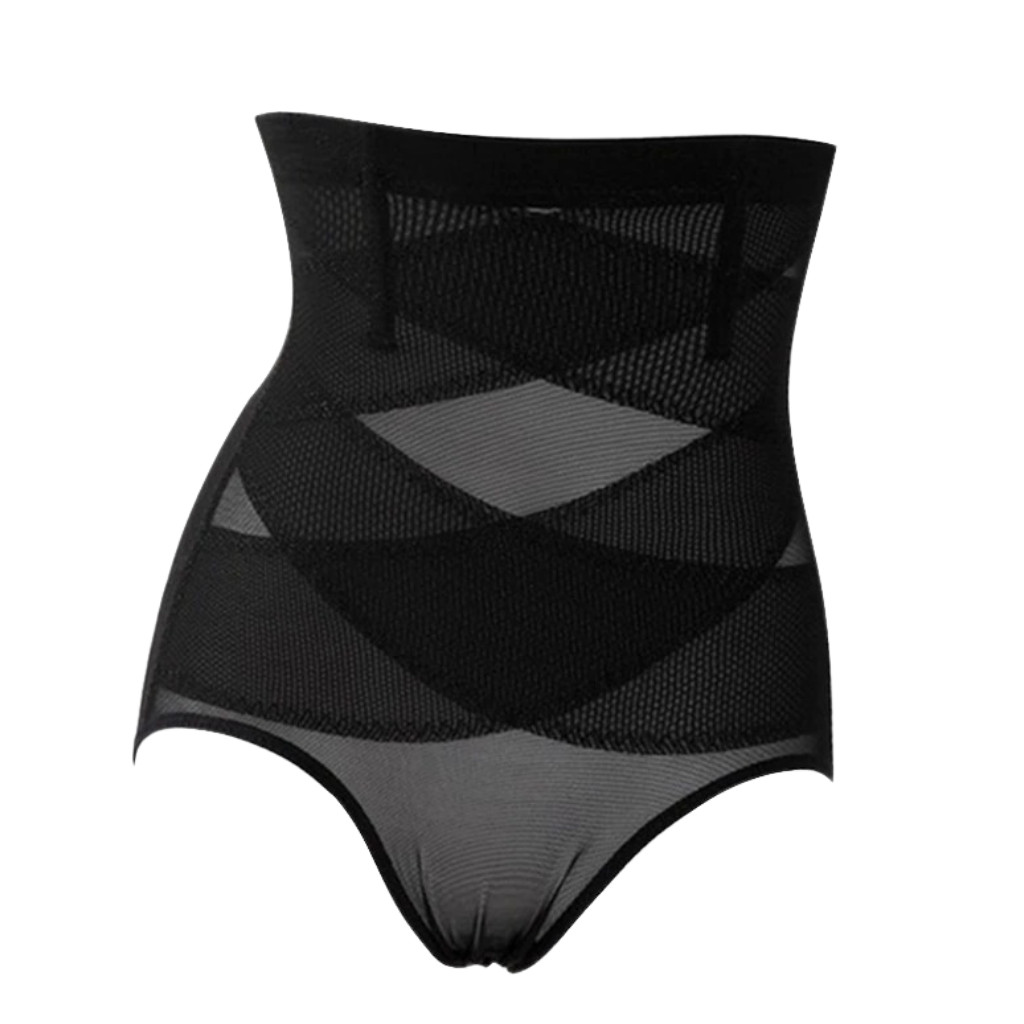 Cross Compression Slimming Abs Shapewear -Black - Ozerty