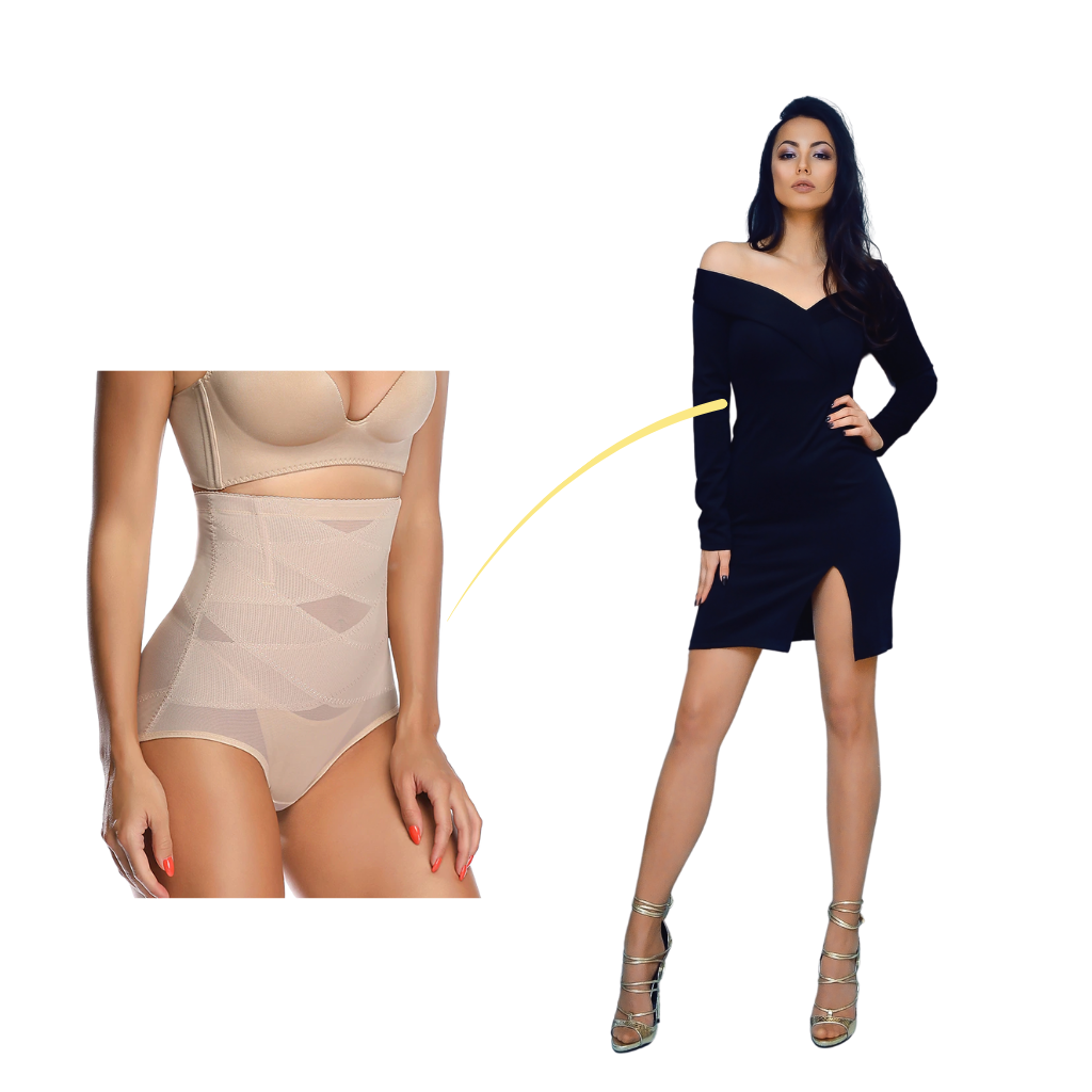 Cross Compression Slimming Abs Shapewear - Ozerty