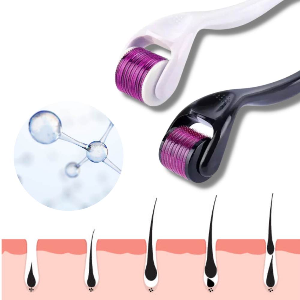 Derma roller for hair and beard growth - Ozerty