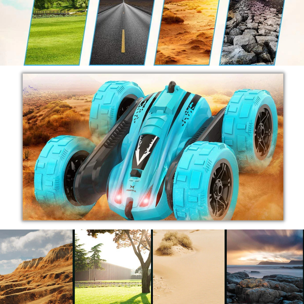 Double Sided Remote-Controlled Car - Ozerty