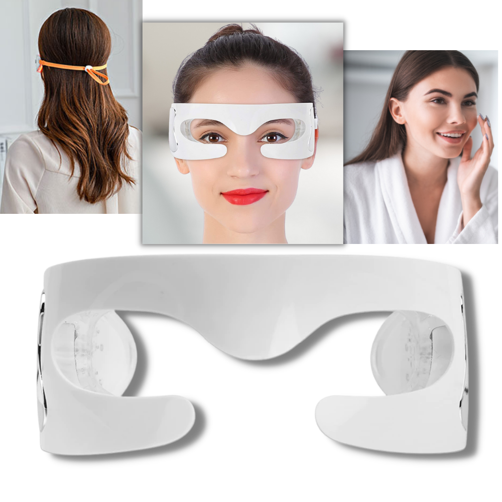 LED Wrinkle Remover Massaging Eye Mask - Ozerty