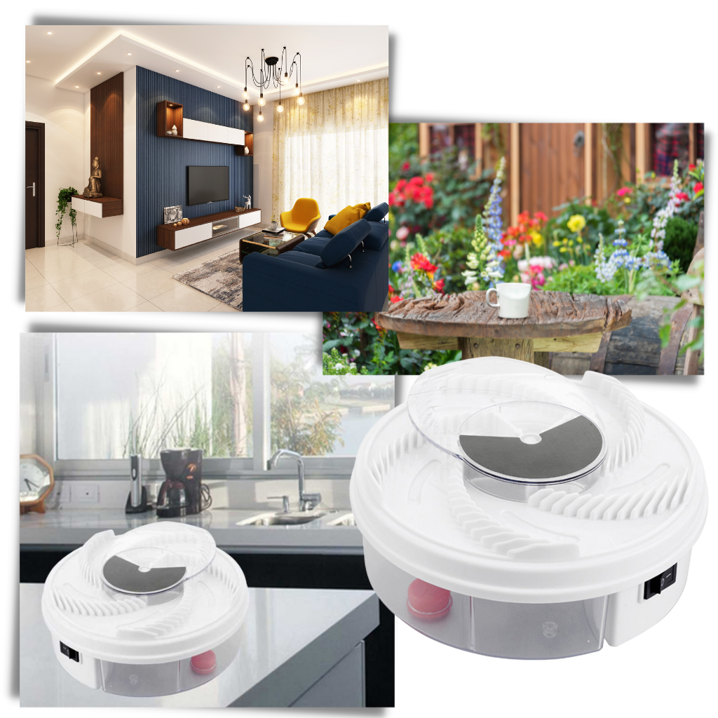 Electric fruit fly and house fly trap - Ozerty