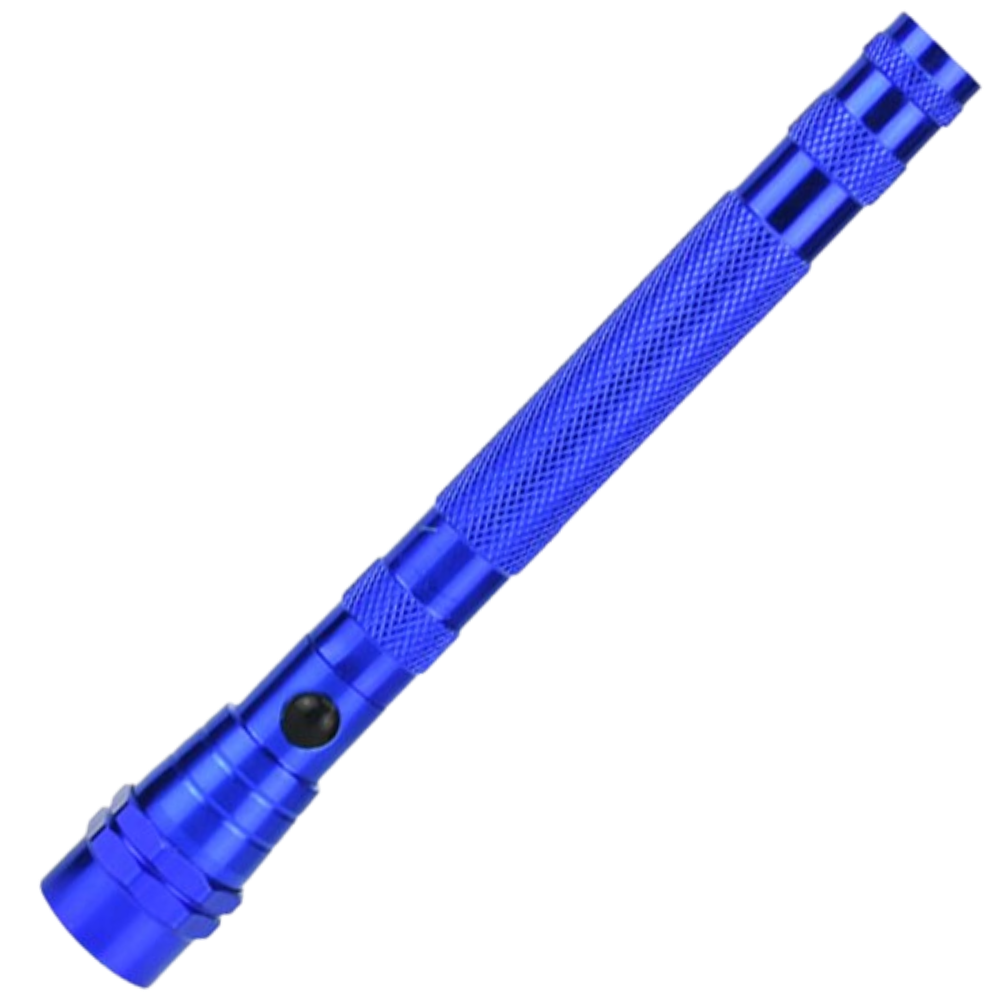 Telescopic Magnetic LED Torch -Blue - Ozerty