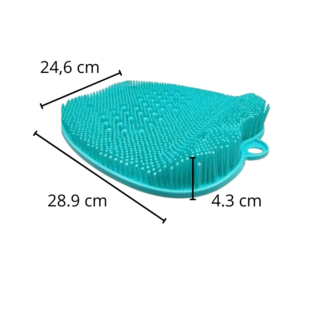 Shower Foot Massager Scrubber & Cleaner Mat - Ozerty