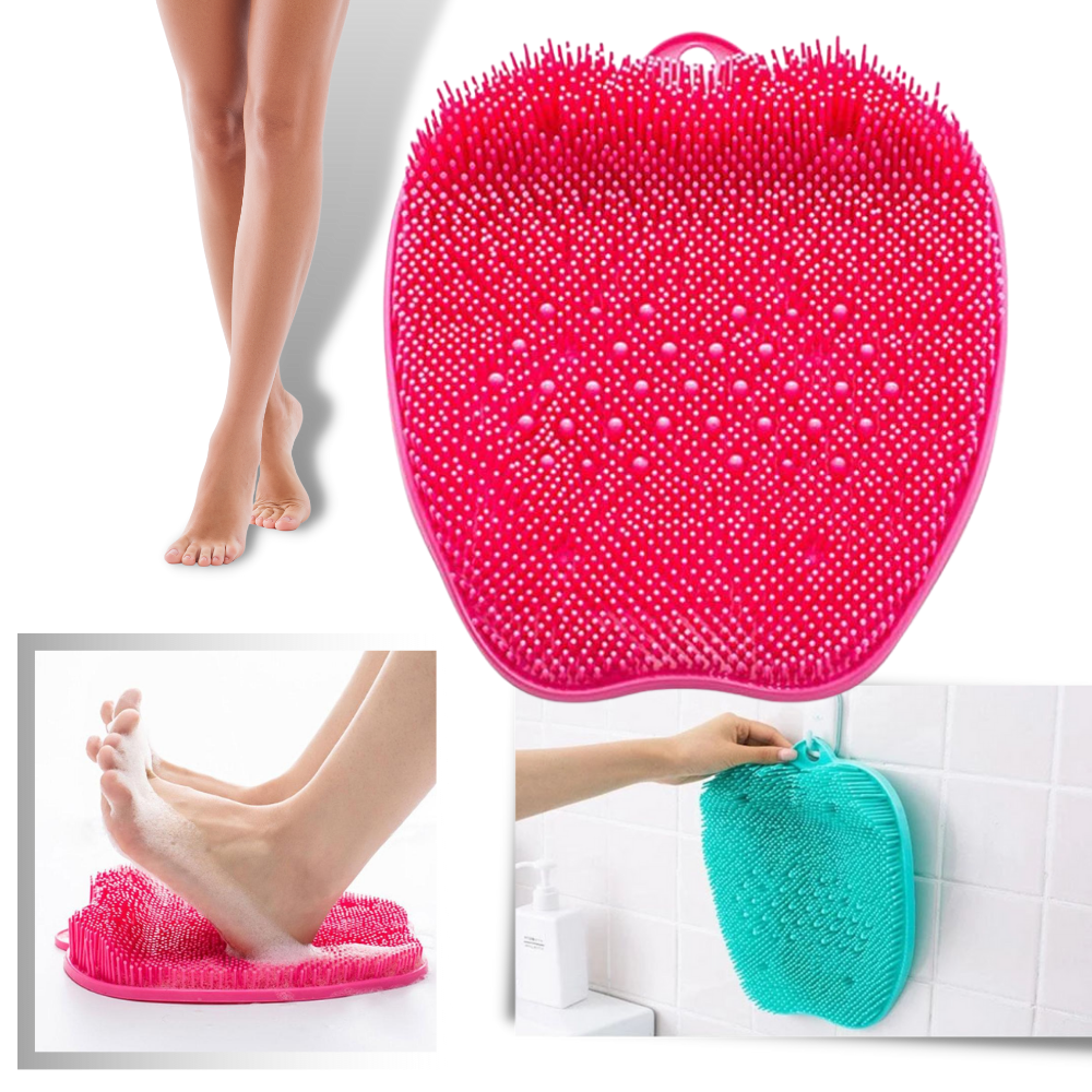 Shower Foot Massager Scrubber & Cleaner Mat - Ozerty