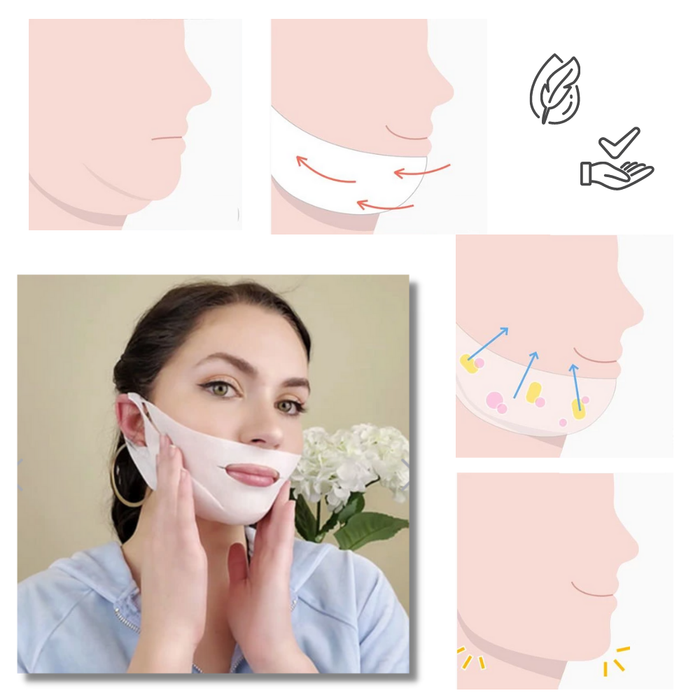 Face lifting and slimming mask - Ozerty