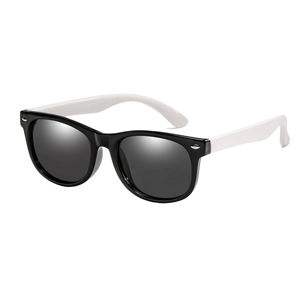 Flexible Polarized Kids Sunglasses -Black/Grey - Ozerty