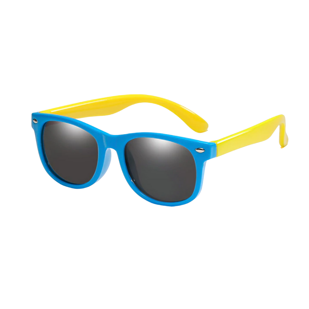 Flexible Polarized Kids Sunglasses -Blue/Yellow - Ozerty