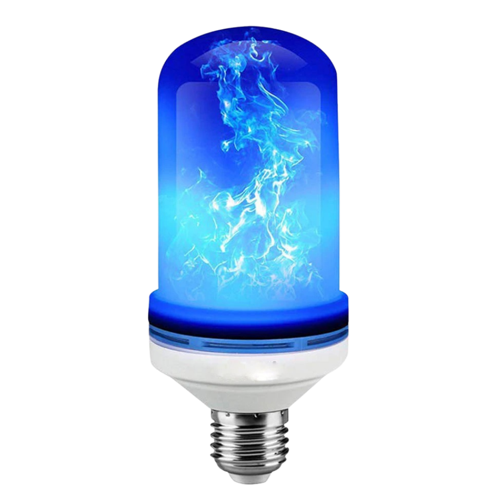 Flickering LED Flame Lamp -Blue - Ozerty