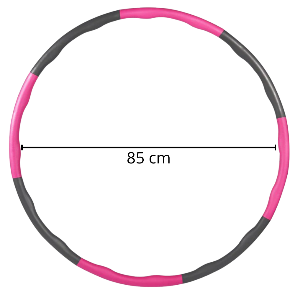 Padded Fitness Hula Hoop Adjustable - Ozerty