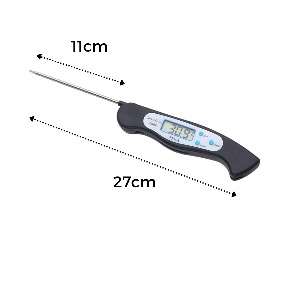 Foldable Instant Read Digital Food Thermometer - Ozerty