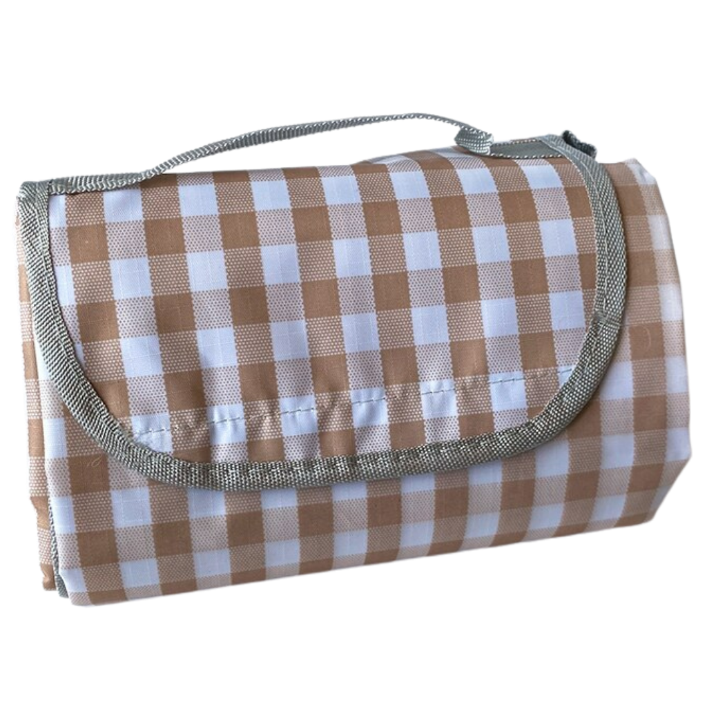 Foldable Picnic Blanket -Brown - Ozerty