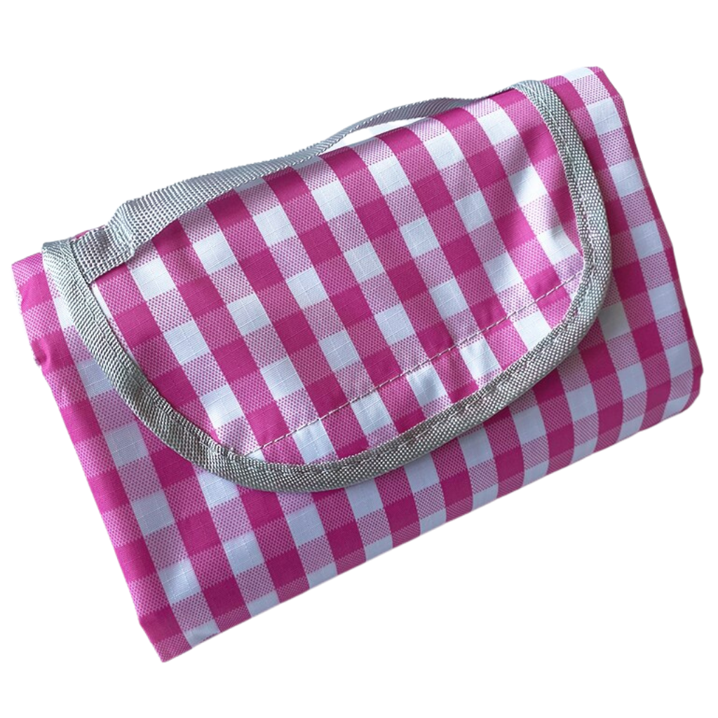 Foldable Picnic Blanket -Pink - Ozerty