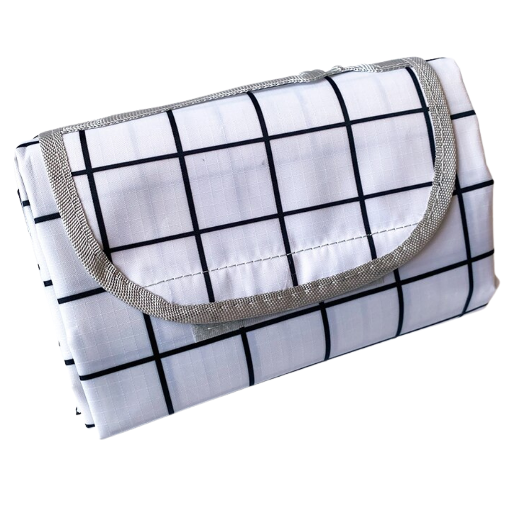 Foldable Picnic Blanket -White - Ozerty