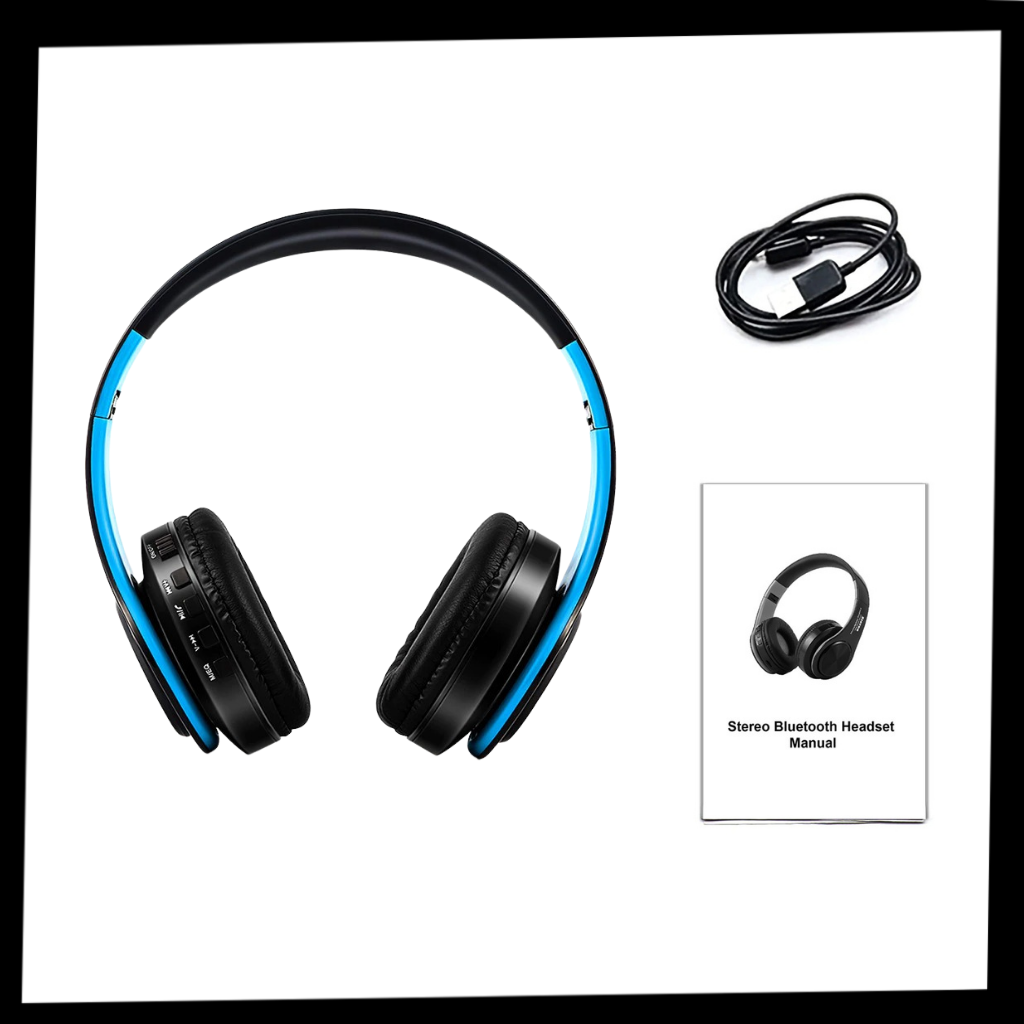 Foldable bluetooth headphones - Ozerty