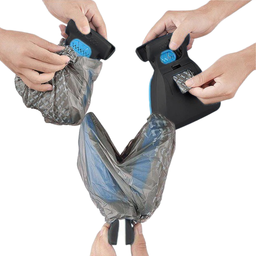 Foldable dog poop scoop with bag dispenser - Ozerty