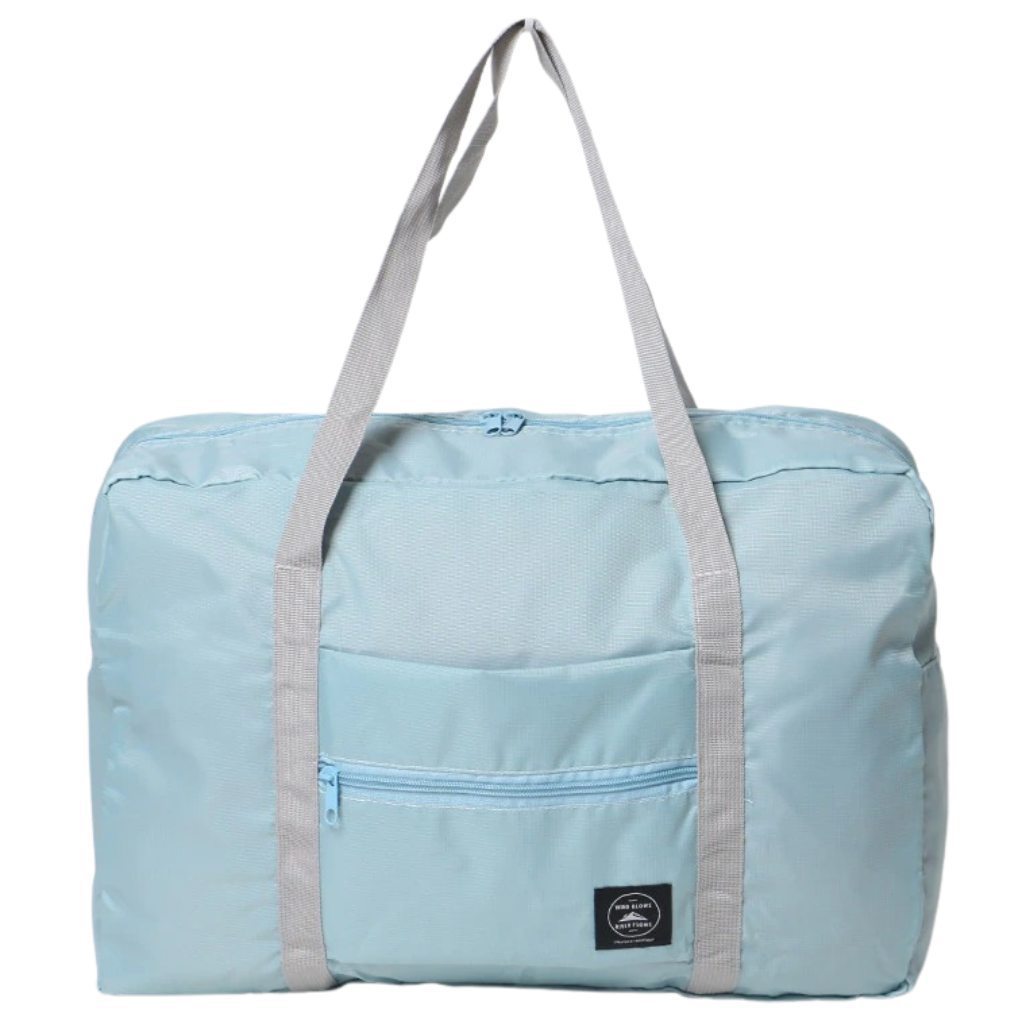 Foldable travel bag -Light Blue - Ozerty