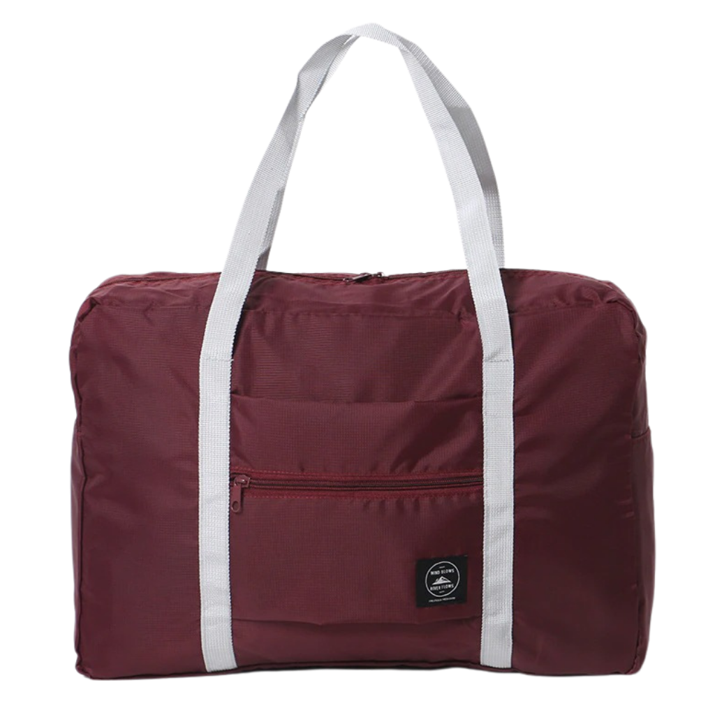 Foldable travel bag -Red - Ozerty