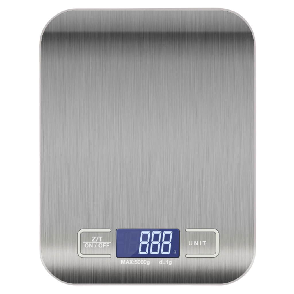 Stainless Steel LCD Digital Kitchen Scale - Ozerty