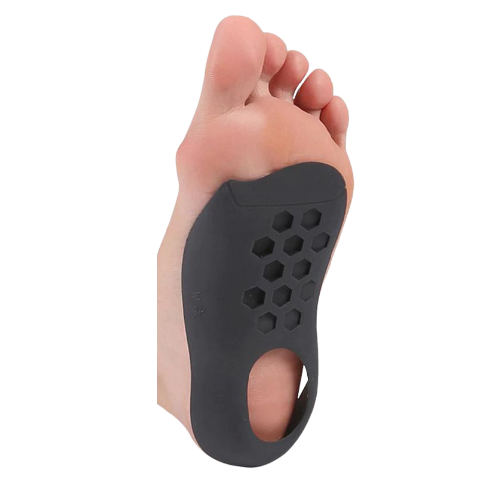 Orthopedic insoles for flat feet -Black - Ozerty