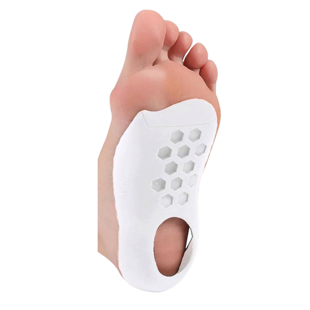 Orthopedic insoles for flat feet -White - Ozerty