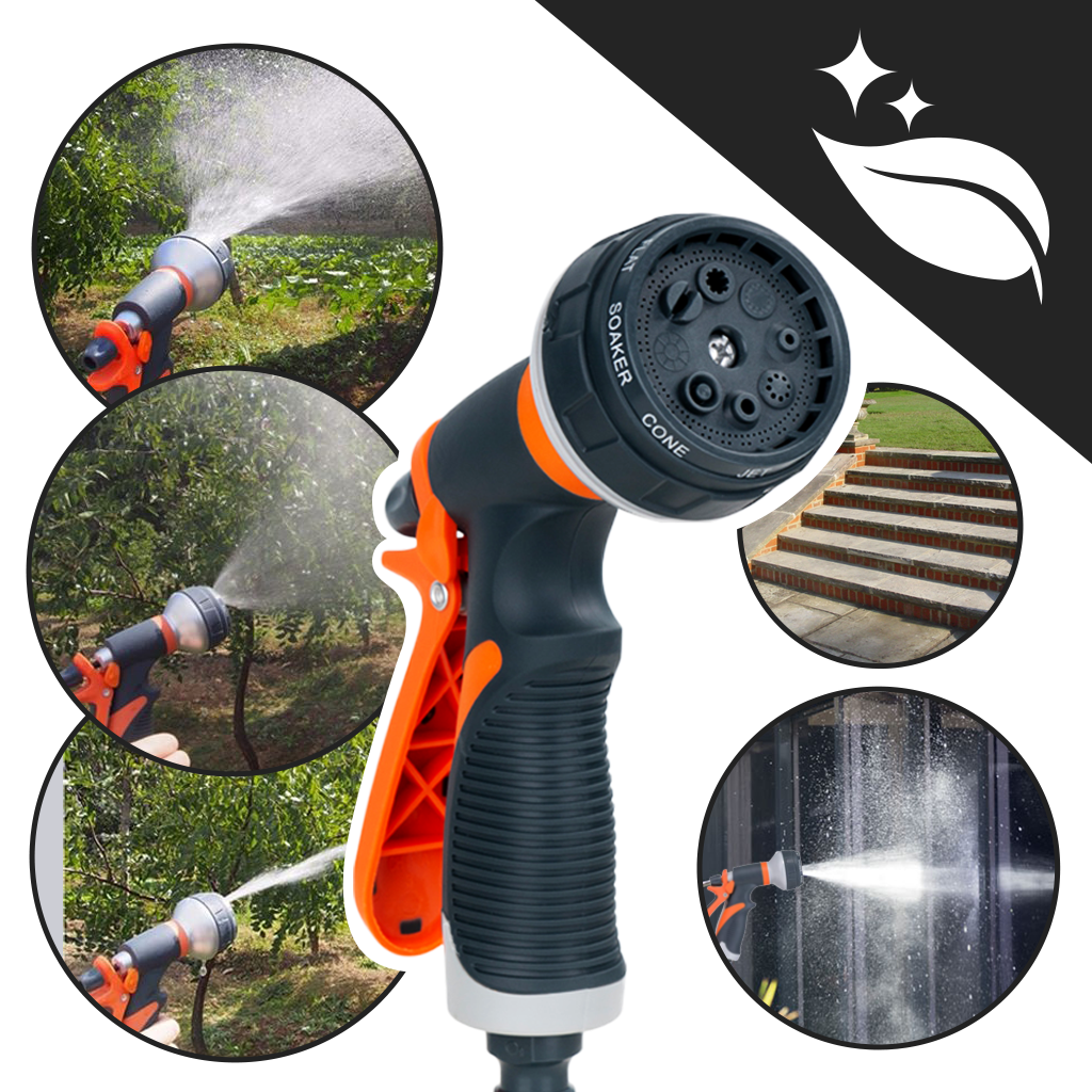 Garden Hose Spray Gun 8 patterns - Ozerty