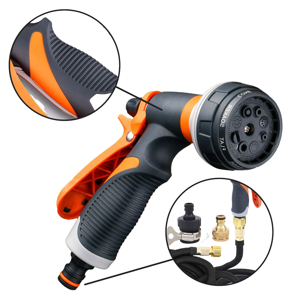 Garden Hose Spray Gun 8 patterns - Ozerty