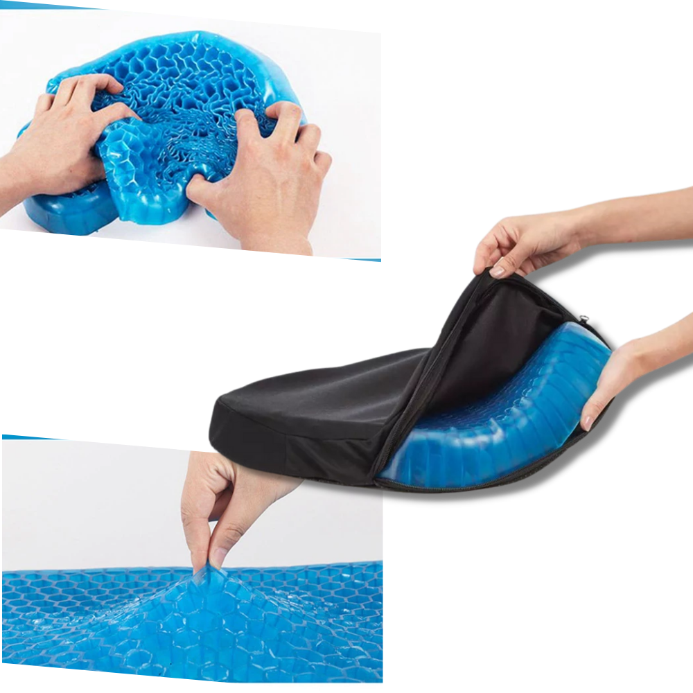 Gel seat cushion for pressure relief - Ozerty