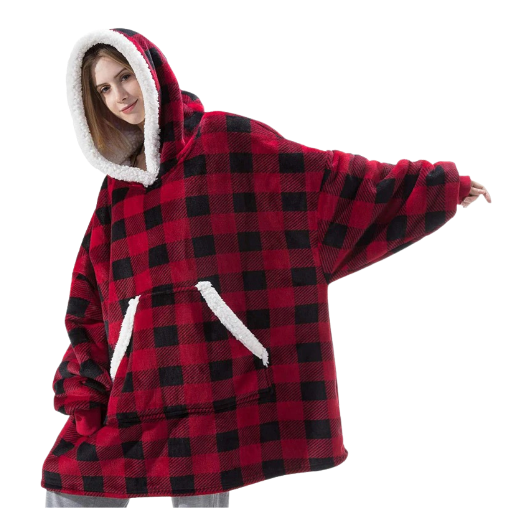 Giant Blanket Hoodie -Lumberjack - Ozerty