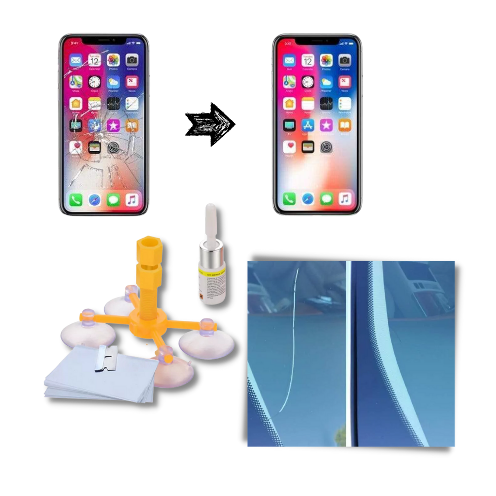 Windshield Glass Repair Kit - Ozerty