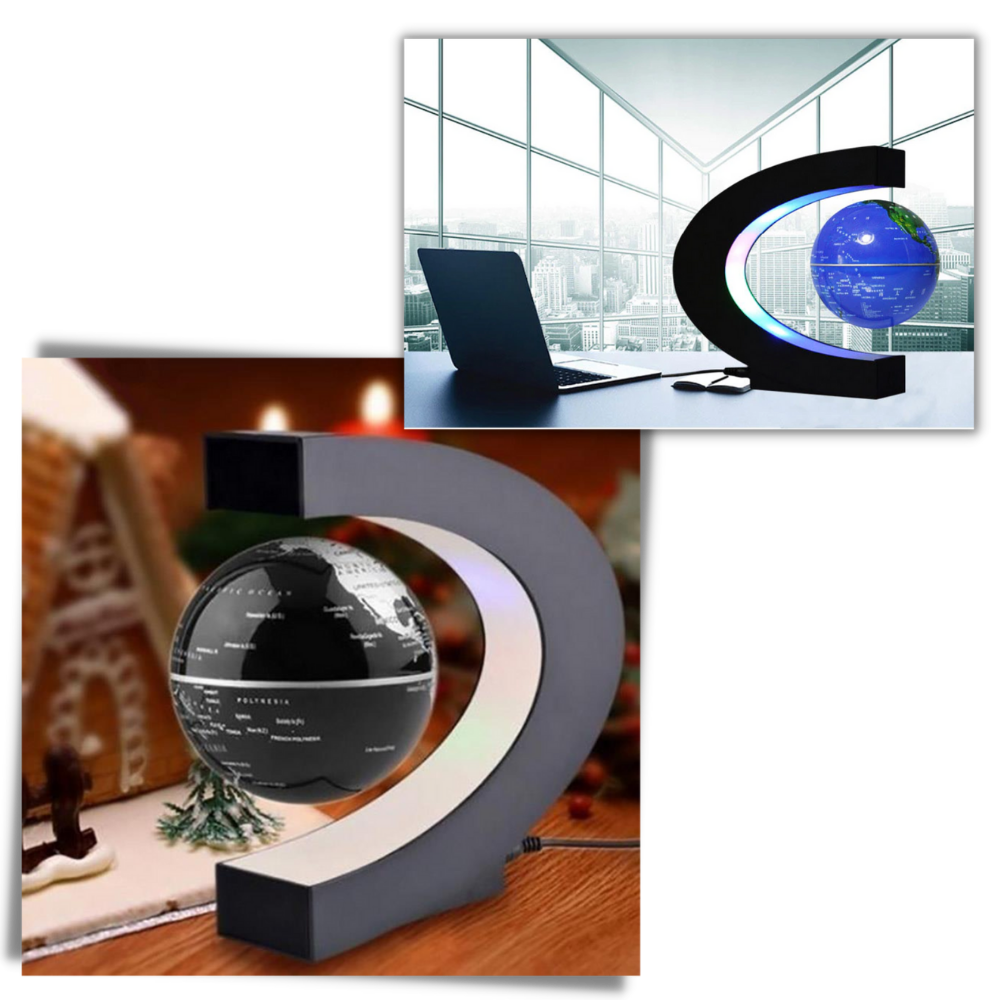 Levitating LED Magnetic Globe - Ozerty